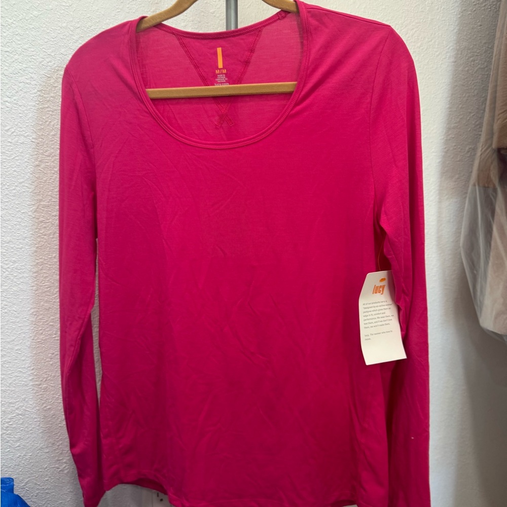 Lucy Women's Pink Long Sleeve Top